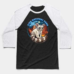 American Ringtail Cat at Zion National Park Baseball T-Shirt